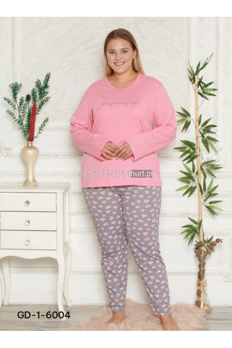 Piżama damska Turecka (XL-4XL) 1