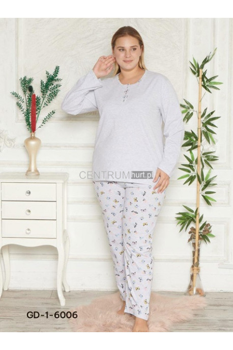 Piżama damska Turecka (XL-4XL) 1