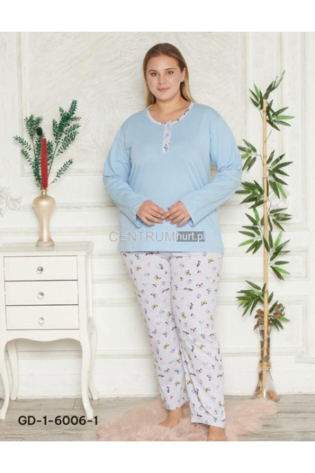 Piżama damska Turecka (XL-4XL) 1