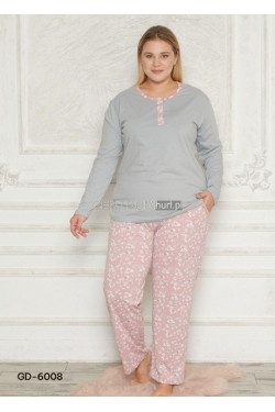 Piżama damska Turecka (XL-4XL) GD-6008