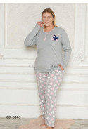Piżama damska Turecka (XL-4XL) 1