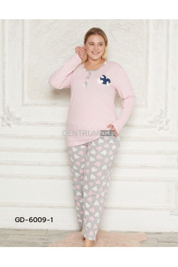 Piżama damska Turecka (XL-4XL) GD-6009-1