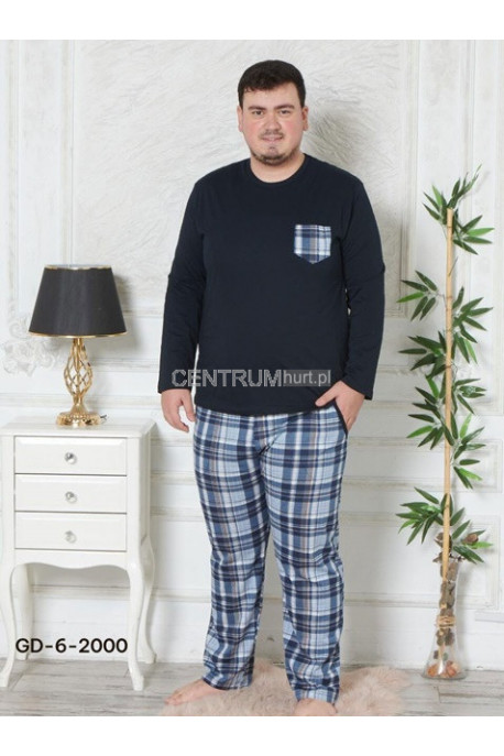 Piżama męska Turecka (3XL-6XL) 1