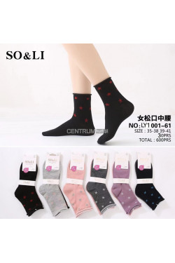 Skarpety damskie (35-41) LY1001-61