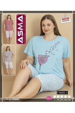 Piżama damska (L-4XL) 16651