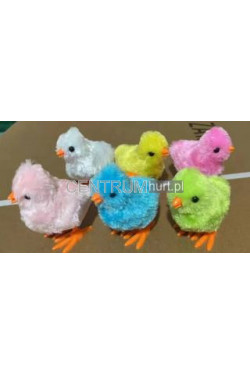 Kurczaki nakręcane mix kolorów 9 cm