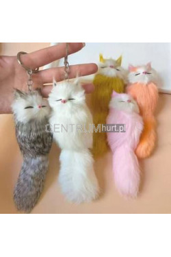 Breloczek KOTKI FUTRZANE