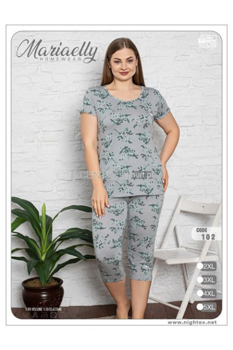 Piżama damska (2XL-5XL) 1