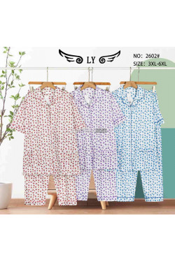 Piżama damska (3XL-6XL) 2602