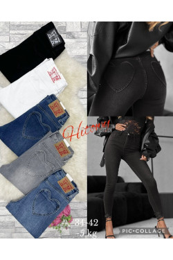Jeansy damskie (34-42) 0665