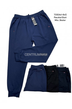 Spodnie dresowe męskie (4XL-8XL) T33