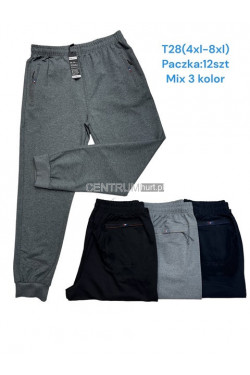 Spodnie dresowe męskie (4XL-8XL) T28