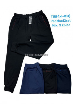 Spodnie dresowe męskie (4XL-8XL) T15