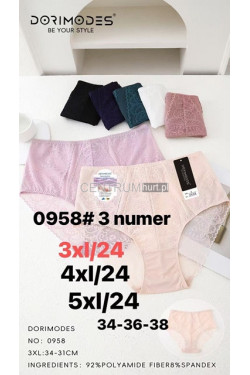 Majtki damskie (4XL) 0958-4XL