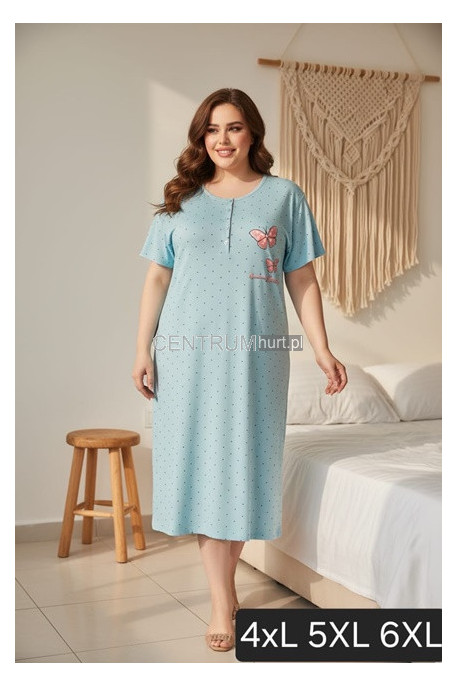 Koszula nocna damska (XL-4XL) 13