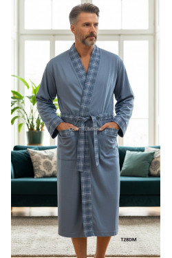Szlafrok męski BAWEŁNA (M-3XL) 0520107