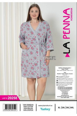 Szlafrok turecki bawełna (xl-4xl) 20258