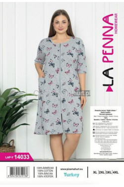 Szlafrok turecki bawełna (xl-4xl) 14033