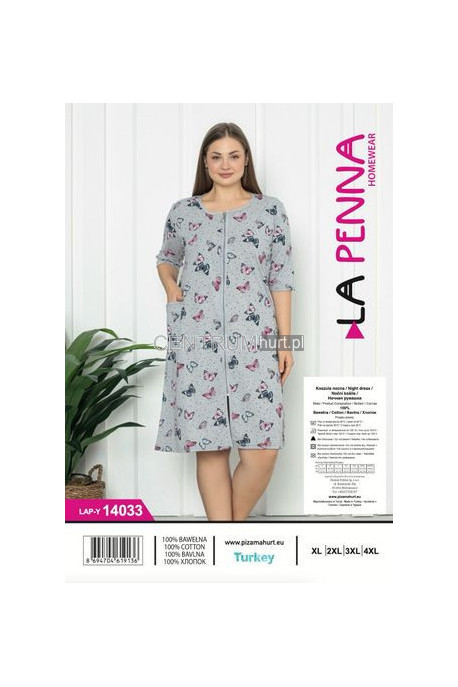 Szlafrok turecki bawełna (xl-4xl) 20258