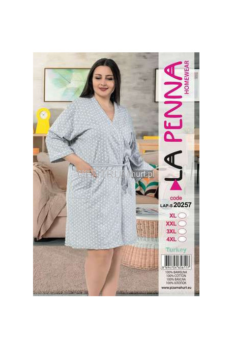 Szlafrok turecki bawełna (xl-4xl) 20258