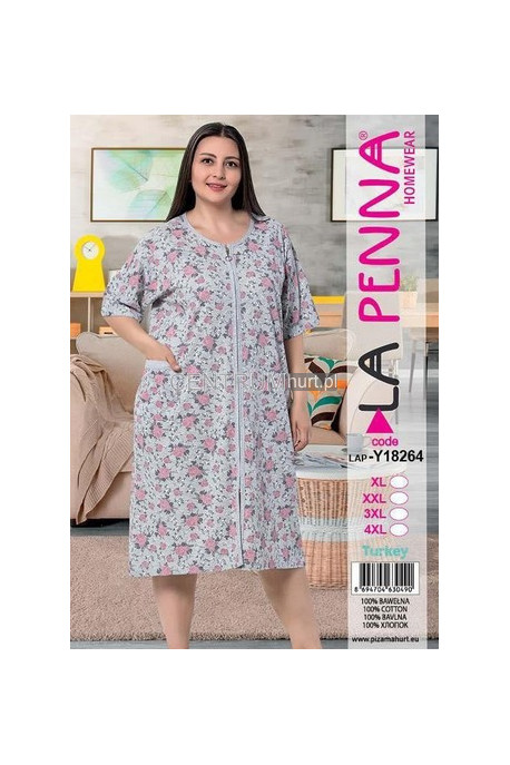 Szlafrok turecki bawełna (xl-4xl) 20258