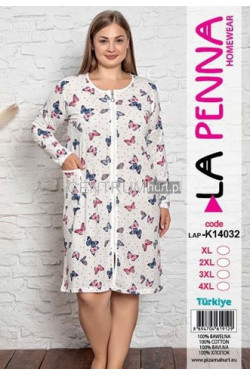 Szlafrok turecki bawełna (xl-4xl) K14032