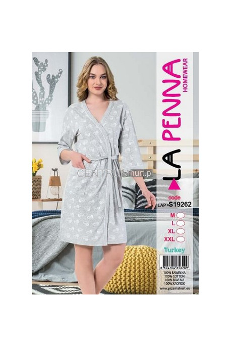 Szlafrok turecki bawełna (M-2XL)