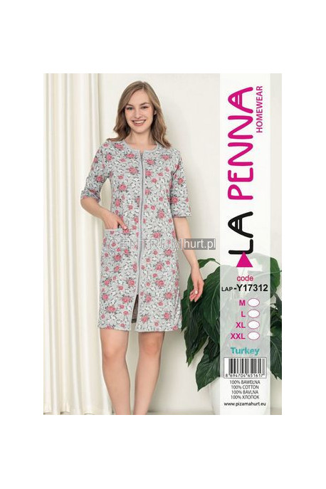 Szlafrok turecki bawełna (M-2XL)