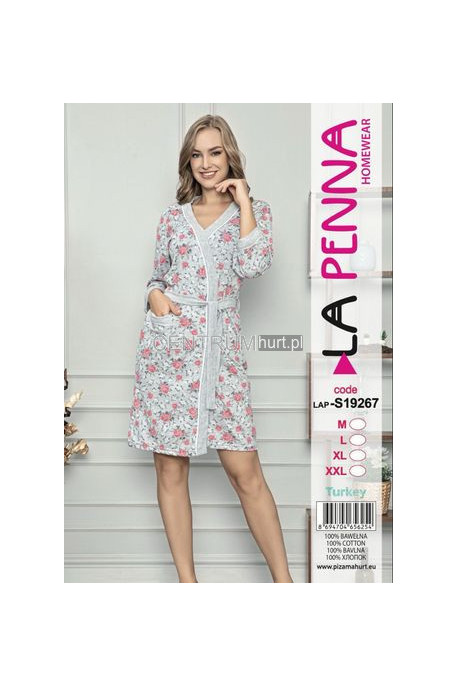 Szlafrok turecki bawełna (M-2XL)