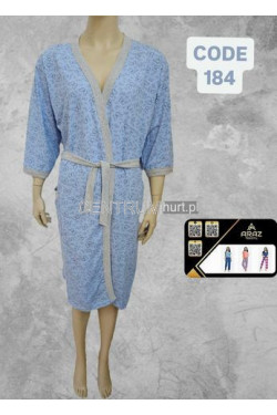 Szlafrok turecki bawełna (3XL-5XL) 184