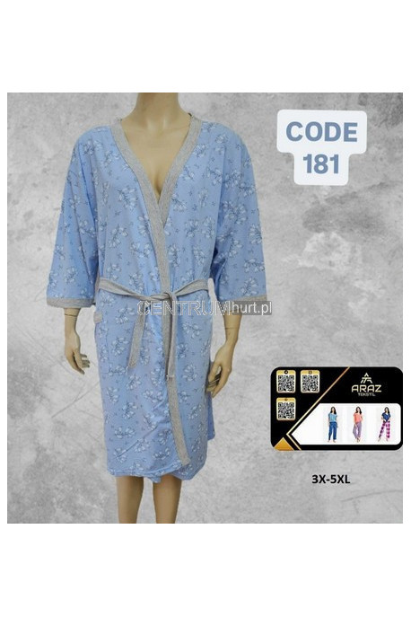 Szlafrok turecki bawełna (3XL-5XL) 19281