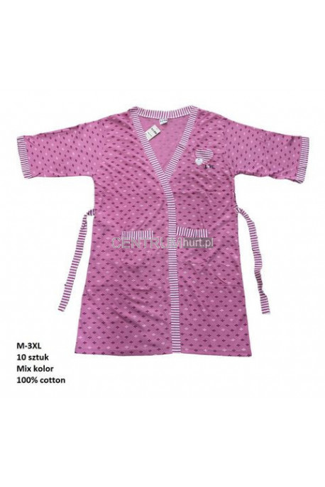 Szlafrok turecki bawełna (3XL-5XL) 185