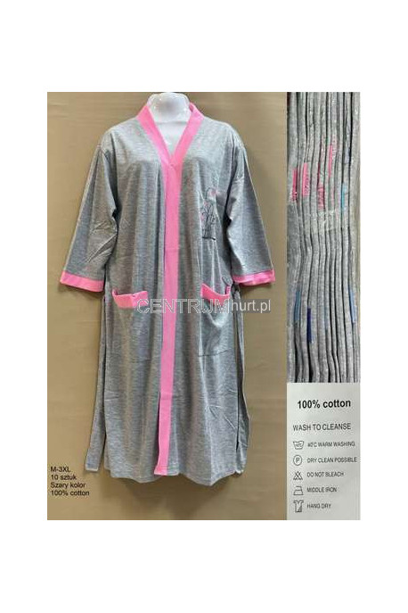 Szlafrok turecki bawełna (M-3XL 120251