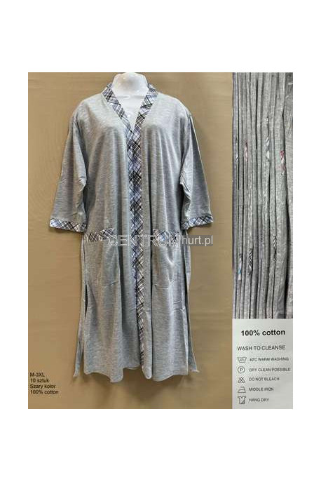Szlafrok bawełna (M-3XL) 120554