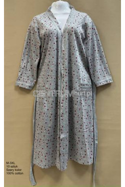 Szlafrok bawełna (M-3XL) 120554