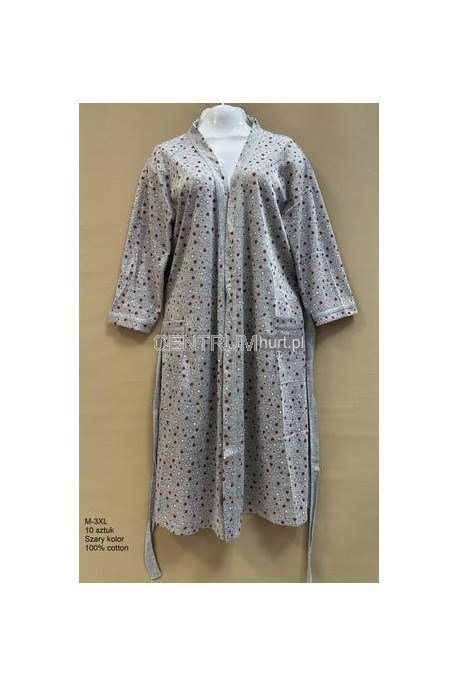 Szlafrok bawełna (M-3XL) 120554
