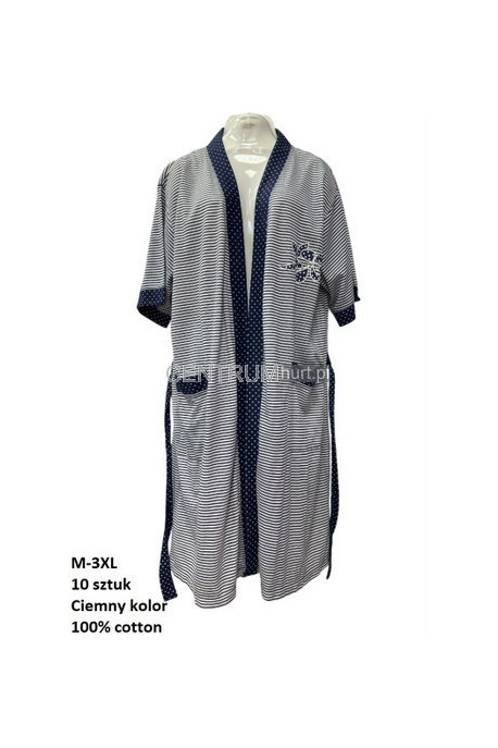 Szlafrok bawełna (M-3XL) 120554