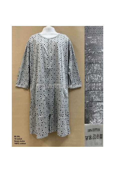 Szlafrok bawełna (M-3XL) 120554