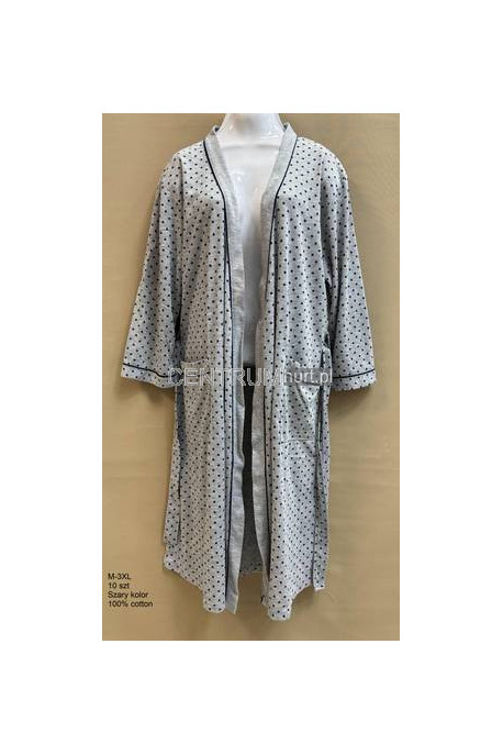 Szlafrok bawełna (M-3XL) 120554