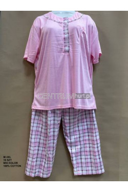 Piżama damska (M-3XL) bawełna 130205