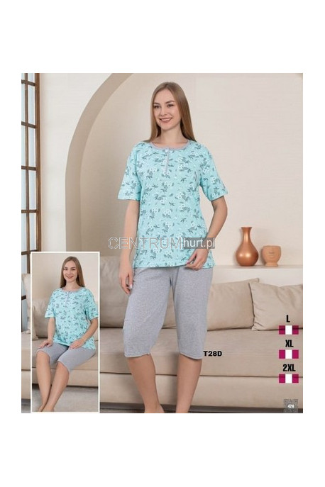 Piżama turecka wiskoza (2XL-6XL) 9256