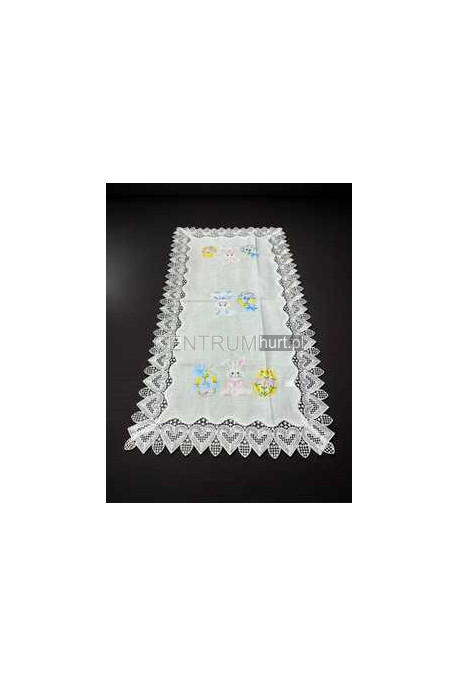 Obrus haft z gipiurą (150x260cm) G60-0450