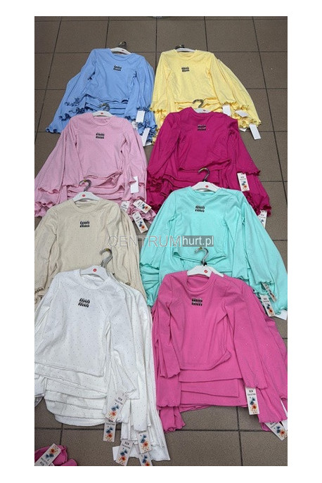 Bluzki dziewczęce KOLORY DO WYBORU (4-14) H10A