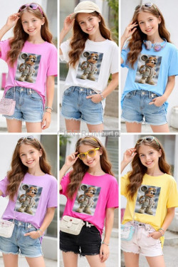 Bluzki dziewczęce KOLORY DO WYBORU (4-14) H10A14