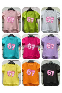 Bluzki dziewczęce KOLORY DO WYBORU (4-14) H10A22