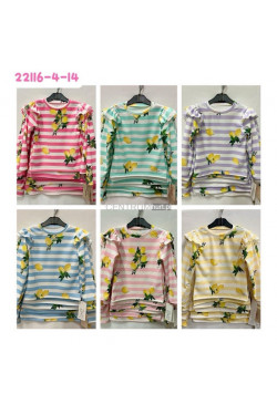 Bluzki dziewczęce KOLORY DO WYBORU (4-14) H10A28