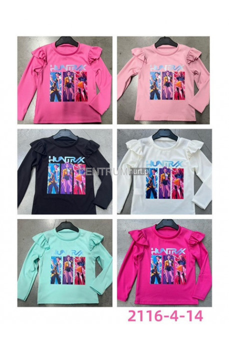 Bluzki dziewczęce KOLORY DO WYBORU (4-14) H10A