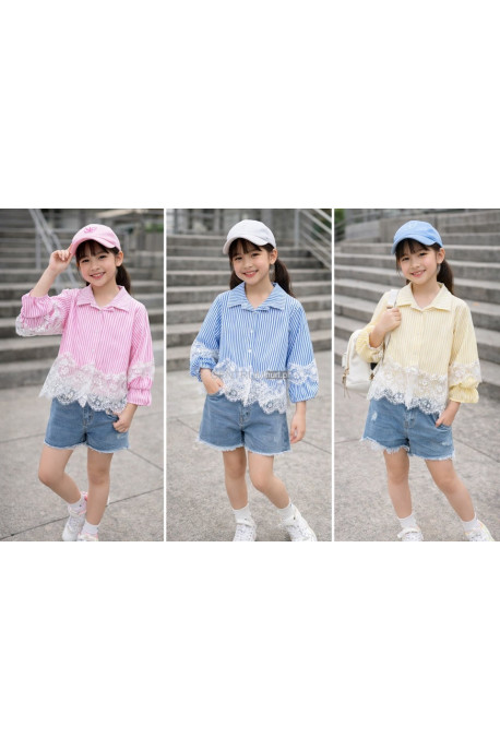 Koszule dziewczęce KOLORY DO WYBORU (4-14) H10A