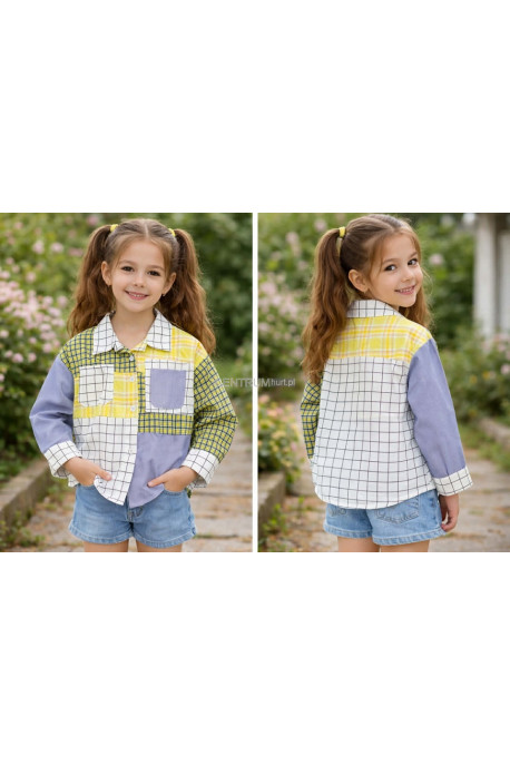 Koszule dziewczęce KOLORY DO WYBORU (4-14) H10A