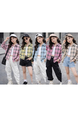 Koszule dziewczęce KOLORY DO WYBORU (4-14) H10A44